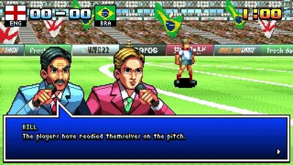 Персонаж World Fighting Soccer 22 в процессе выполнения задания