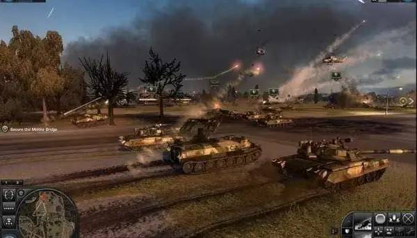 Персонаж World in Conflict Soviet Assault в процессе выполнения задания