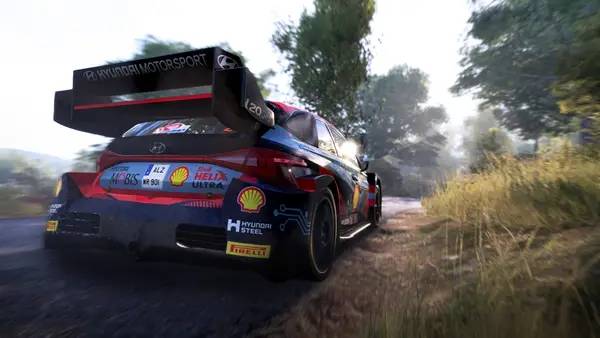Персонаж WRC Generations - The FIA WRC Official Game в процессе выполнения задания