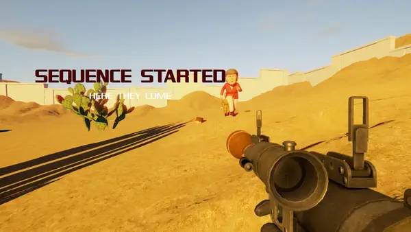 Персонаж WTF в процессе выполнения задания