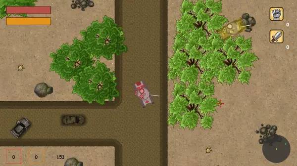 Персонаж Wunderwaffe в процессе выполнения задания