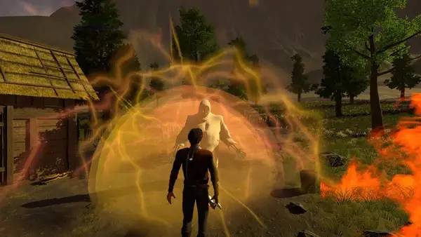 Персонаж Zack 2 Celestine's Map в процессе выполнения задания