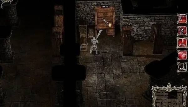 Персонаж Заговор темной башни в процессе выполнения задания