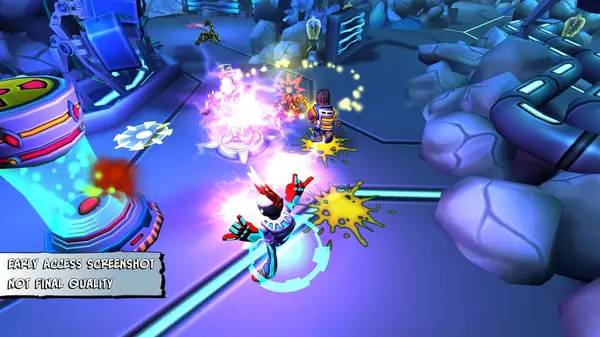 Персонаж ZAMB! Biomutant Extermination в процессе выполнения задания