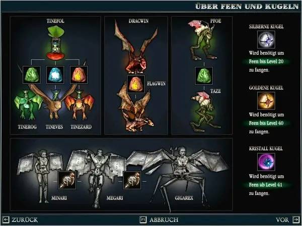 Персонаж Zanzarah The Hidden Portal в процессе выполнения задания