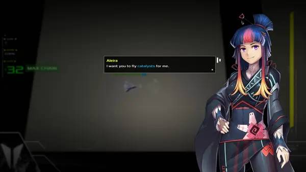 Персонаж Zero Strain в процессе выполнения задания