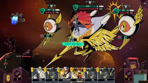 Персонаж Zet Zillions в процессе выполнения задания