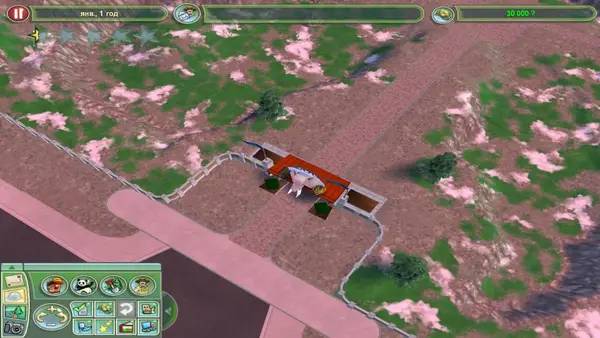 Персонаж Zoo Tycoon 2 в процессе выполнения задания