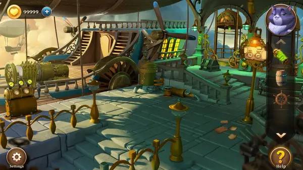 Пример визуального стиля и графики игры 100 Worlds - Escape Room Game