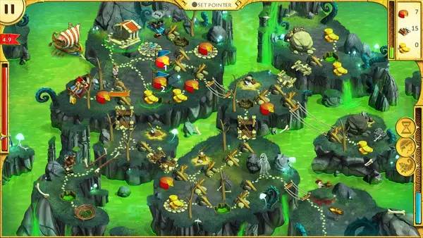 Пример визуального стиля и графики игры 12 Labours of Hercules