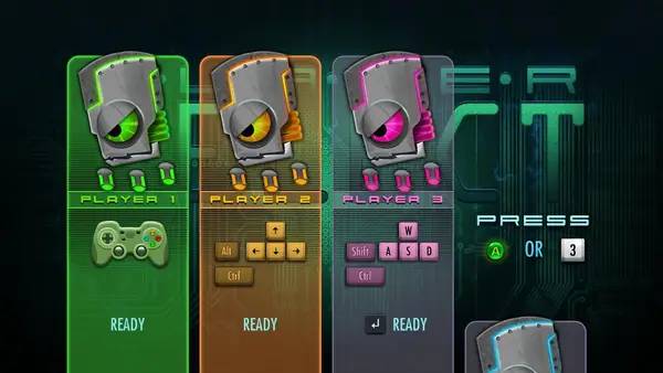 Пример визуального стиля и графики игры A Virus Named TOM