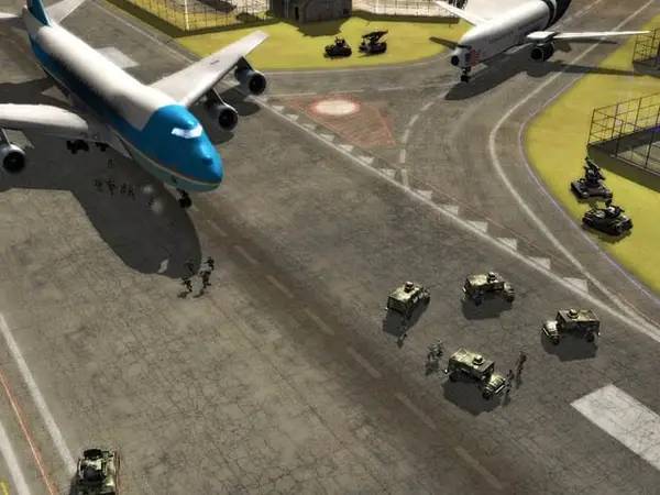 Пример визуального стиля и графики игры Act of War High Treason