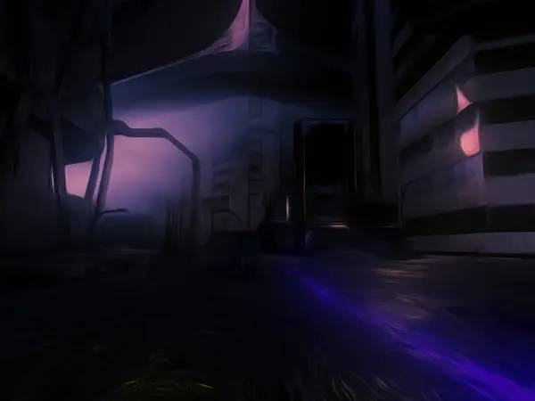 Пример визуального стиля и графики игры Adam Waste