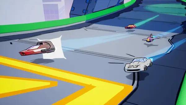 Пример визуального стиля и графики игры Aero GPX