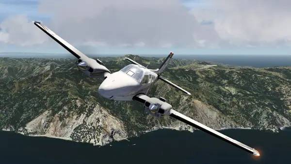 Пример визуального стиля и графики игры Aerofly FS 2 Flight Simulator