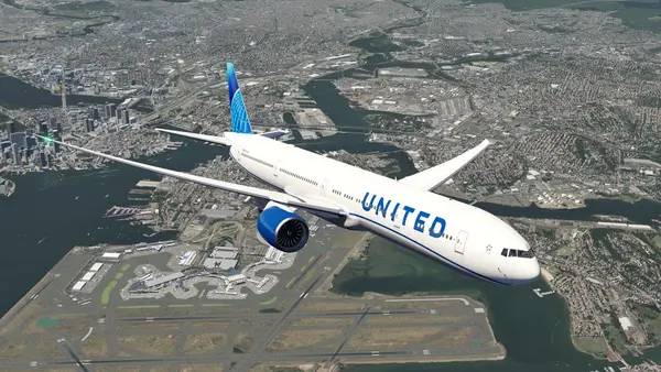 Пример визуального стиля и графики игры Aerofly FS 4 Flight Simulator