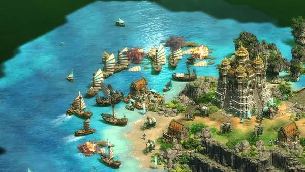 Пример визуального стиля и графики игры Age of Empires 2  Definitive Edition