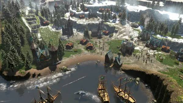 Пример визуального стиля и графики игры Age of Empires 3  Definitive Edition