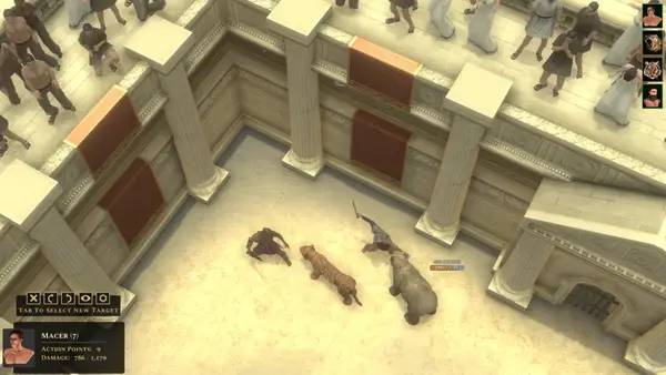 Пример визуального стиля и графики игры Age of Gladiators 2  Rome