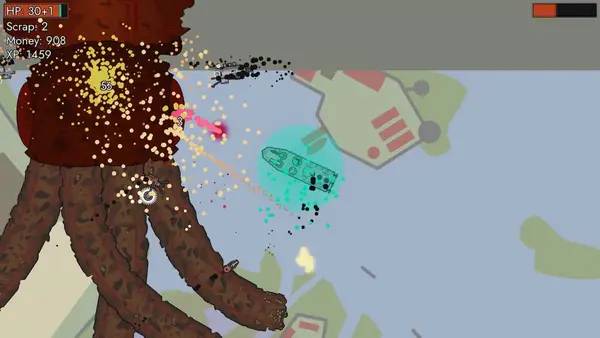 Пример визуального стиля и графики игры Airships Lost Flotilla