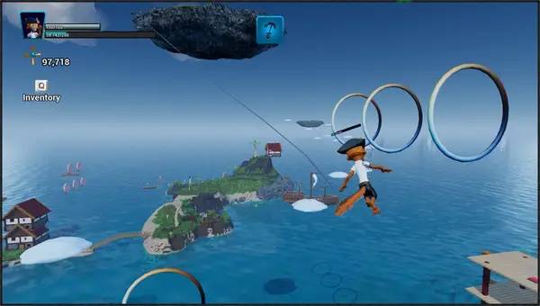 Пример визуального стиля и графики игры Alakenisland