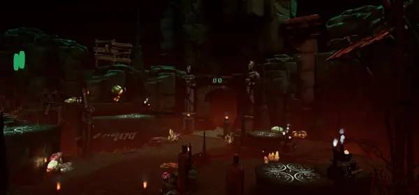 Пример визуального стиля и графики игры Alchemist Defender VR