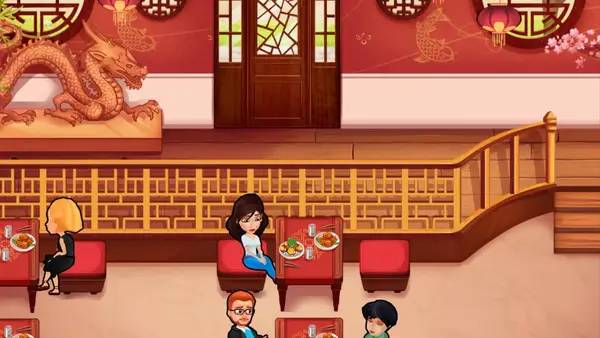 Пример визуального стиля и графики игры Amber's Airline - 7 Wonders