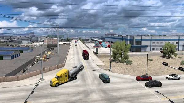 Пример визуального стиля и графики игры American Truck Simulator New Mexico