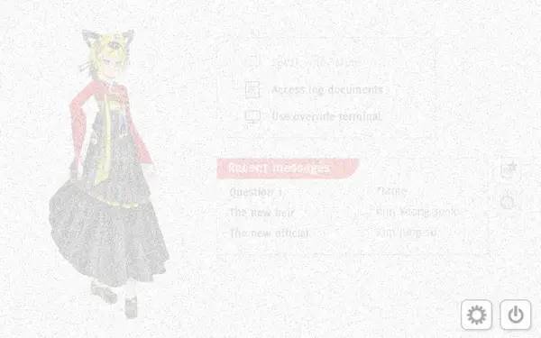 Пример визуального стиля и графики игры Analogue A Hate Story