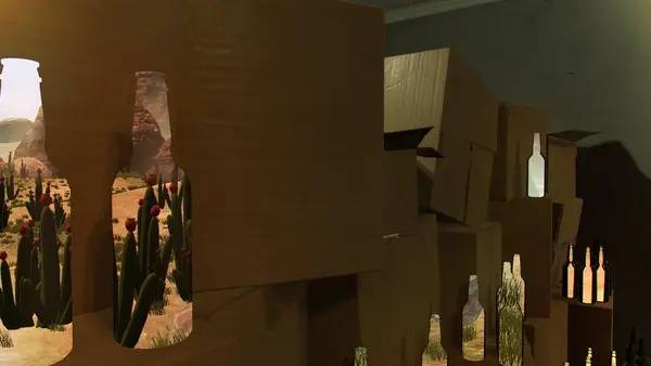 Пример визуального стиля и графики игры Anamorphine