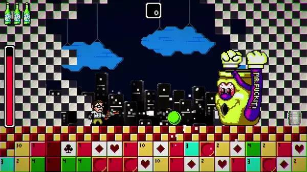Пример визуального стиля и графики игры Angry Video Game Nerd 1 and 2 Deluxe
