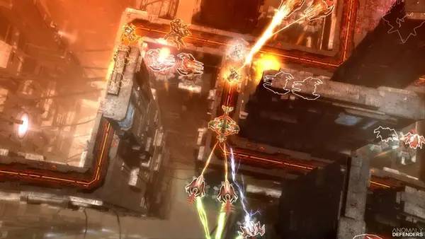 Пример визуального стиля и графики игры Anomaly Defenders