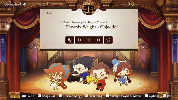 Пример визуального стиля и графики игры Apollo Justice  Ace Attorney Trilogy