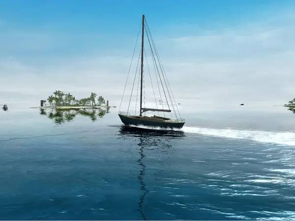 Пример визуального стиля и графики игры Aquadelic GT