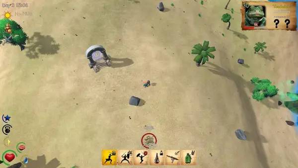 Пример визуального стиля и графики игры Archipelago Island Survival