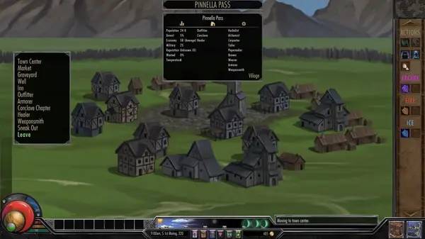 Пример визуального стиля и графики игры Archmage Rises