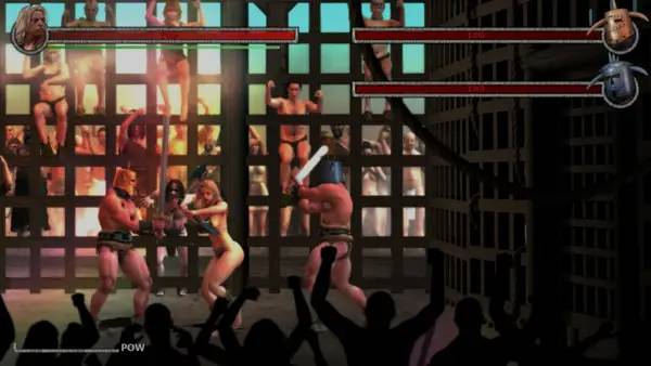 Пример визуального стиля и графики игры ARENA an Age of Barbarians story