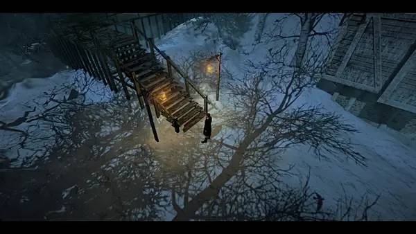 Пример визуального стиля и графики игры Arkhangel The House of the Seven Stars