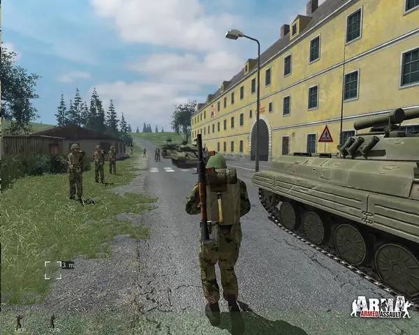 Пример визуального стиля и графики игры ARMA Combat Operations