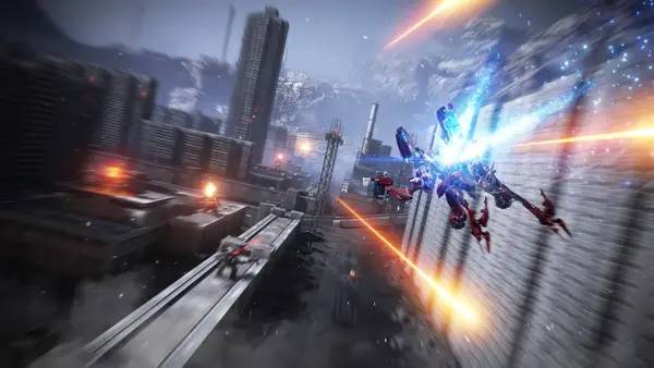 Пример визуального стиля и графики игры ARMORED CORE 6 FIRES OF RUBICON