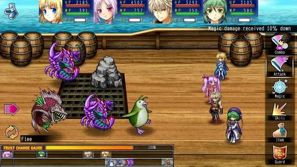 Пример визуального стиля и графики игры Asdivine Cross