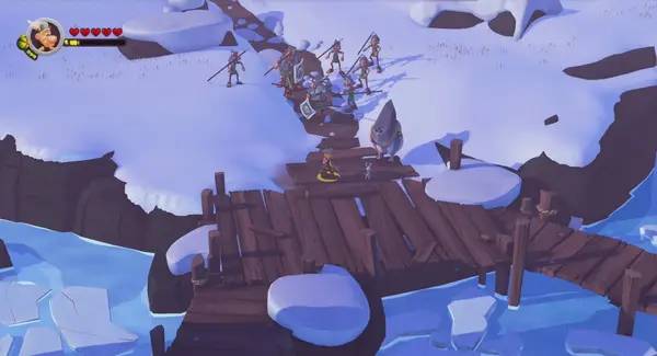 Пример визуального стиля и графики игры Asterix and Obelix XXL 3 - The Crystal Menhir