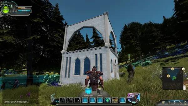 Пример визуального стиля и графики игры Astral Terra