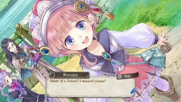 Пример визуального стиля и графики игры Atelier Meruru ~The Apprentice of Arland~ DX