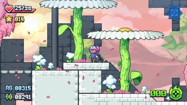 Пример визуального стиля и графики игры Aurascope