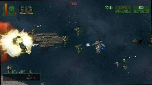 Пример визуального стиля и графики игры B.A.D Battle Armor Division