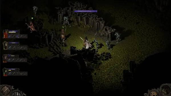 Пример визуального стиля и графики игры Banquet for Fools