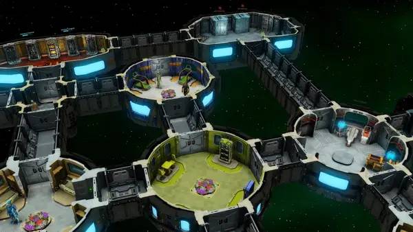 Пример визуального стиля и графики игры Base One