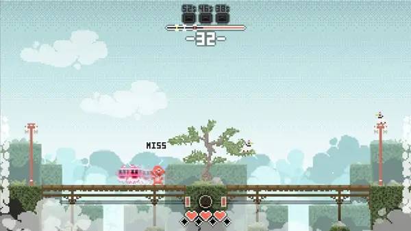 Пример визуального стиля и графики игры Beats Warrior Nian