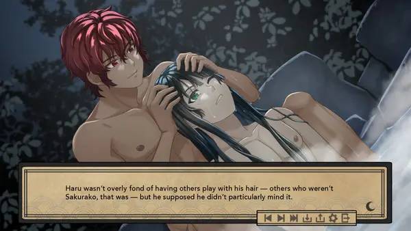 Пример визуального стиля и графики игры Beneath the Bleeding Moon